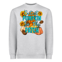Heather Grey Cutest Pumpkin In The Patch Heavyweight Sweatshirt - Artiststas