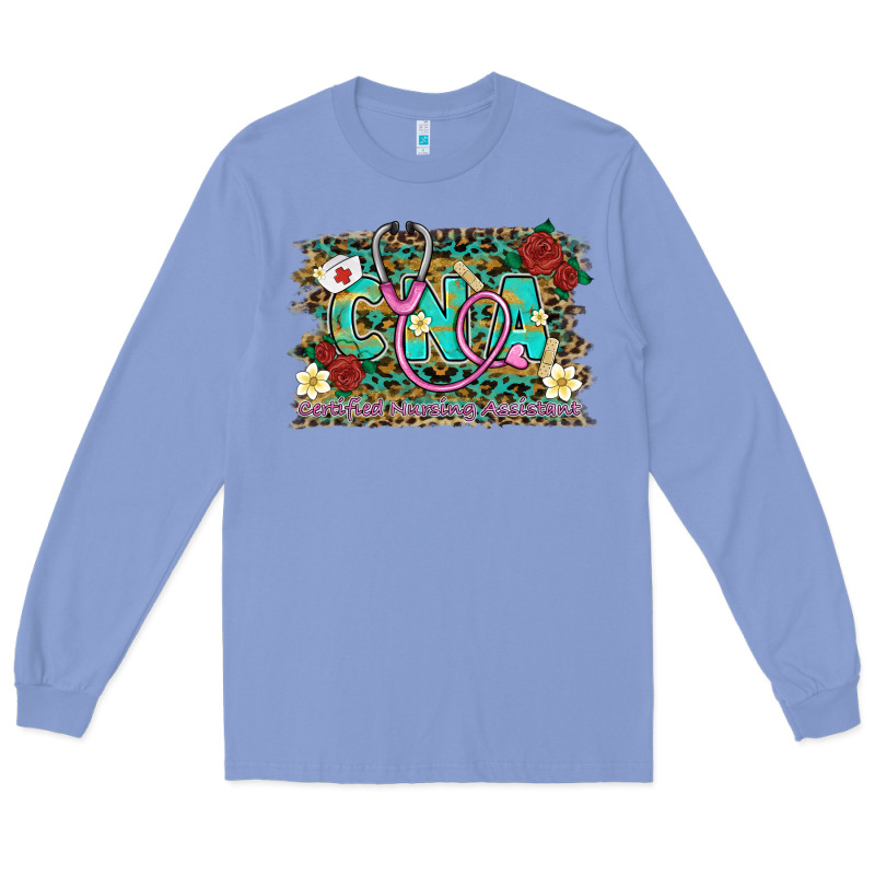 Certified Nursing Assistant Cna Nurse Long Sleeve Tee by BarkalooDesign | Teevron