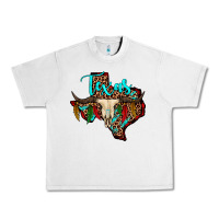 Lunar Rock bullskull texas map Urban Heavy Tee - JahusDesignShop