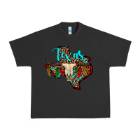 Pigment Black bullskull texas map Urban Heavy Tee - JahusDesignShop