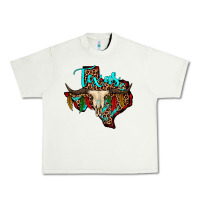 Pistachio bullskull texas map Urban Heavy Tee - JahusDesignShop