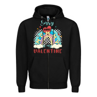 Black sorry boys mommy is valentine Zipper Hoodie - MaliasSmallBusiness