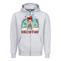 Heather Grey sorry boys mommy is valentine Zipper Hoodie - MaliasSmallBusiness