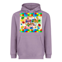 Lavender autism mom Heavyweight Hoodie - LillyAllenDesigns