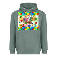 Sage autism mom Heavyweight Hoodie - LillyAllenDesigns