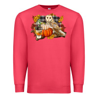 Cardinal Fall Barn Owl Premium Sweatshirt - LillyAllenDesigns