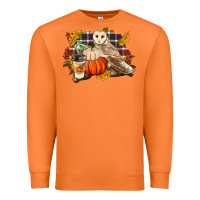 Carrot Fall Barn Owl Premium Sweatshirt - LillyAllenDesigns