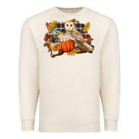 Sandshell Fall Barn Owl Premium Sweatshirt - LillyAllenDesigns
