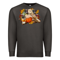 Smoke Fall Barn Owl Premium Sweatshirt - LillyAllenDesigns