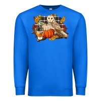 True Royal Fall Barn Owl Premium Sweatshirt - LillyAllenDesigns