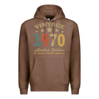 Chestnut Vintage 1970 Limited Edition 50 Years Of Being Awesome Premium Hoodie - Bettercallsaul