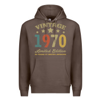 Coffee Vintage 1970 Limited Edition 50 Years Of Being Awesome Premium Hoodie - Bettercallsaul