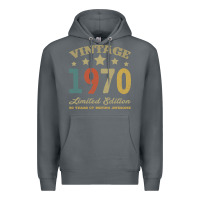 Rock Vintage 1970 Limited Edition 50 Years Of Being Awesome Premium Hoodie - Bettercallsaul