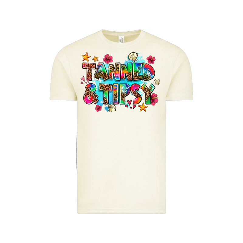 Tanned And Tipsy Vintage Tee by AdoDesignShop | Teevron