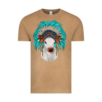 Vintage Camel calf indian headdress Vintage Tee - JahusDesignShop