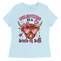 Baby Blue valentines is a bunch of bull Ladies Tee - MaliasSmallBusiness