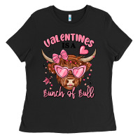 Black valentines is a bunch of bull Ladies Tee - MaliasSmallBusiness