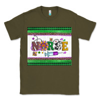 Army Green mardi gras nurse Classic Tee - Artiststas