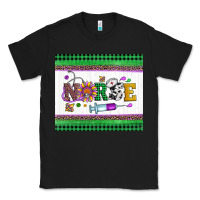 Black mardi gras nurse Classic Tee - Artiststas