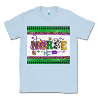 Dusty Blue mardi gras nurse Classic Tee - Artiststas