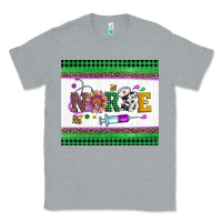 Heather Grey mardi gras nurse Classic Tee - Artiststas