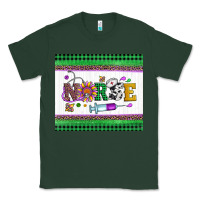 Sports Green mardi gras nurse Classic Tee - Artiststas