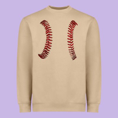 Ball Stitch Heavyweight Sweatshirt Designed By Adodesignshop