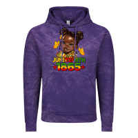 Cloud Purple juneteenth 1865 afro girl Vintage Hoodie - HRA Design Shop