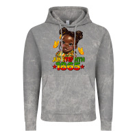Juneteenth 1865 Afro Girl Vintage Hoodie | Teevron