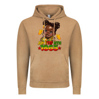 Vintage Camel juneteenth 1865 afro girl Vintage Hoodie - HRA Design Shop