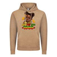 Vintage Coffee juneteenth 1865 afro girl Vintage Hoodie - HRA Design Shop