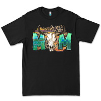 Black mom with bull skull Premium Tee - Zillion Design Studio