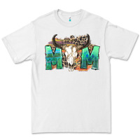 White mom with bull skull Premium Tee - Zillion Design Studio