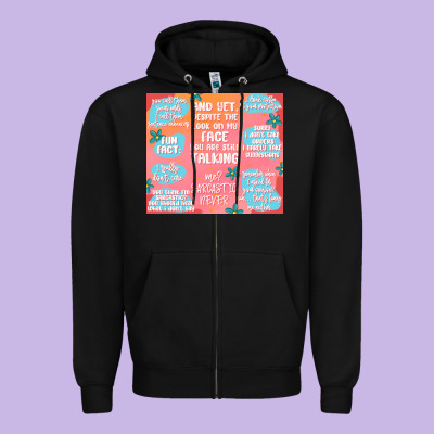 Sarcastic Quotes Zipper Hoodie Designed By Maliassmallbusiness
