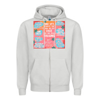 Dove Grey sarcastic quotes Zipper Hoodie - MaliasSmallBusiness