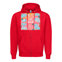Red sarcastic quotes Zipper Hoodie - MaliasSmallBusiness