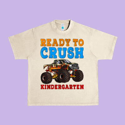 Ready To Crush Kindergarten Urban Heavy Tee Designed By Artiststas
