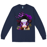 Navy halloween baby calf Long Sleeve Tee - Jasminsmagicworld