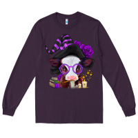 Plum halloween baby calf Long Sleeve Tee - Jasminsmagicworld
