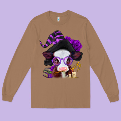 Halloween Baby Calf Long Sleeve Tee Designed By Jasminsmagicworld