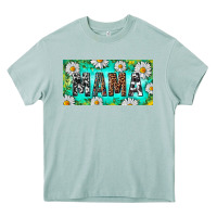 Arona Turquoise and Daisy Mama Heavy Core Tee - RanaPortraitStore