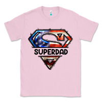 Bubblegum Pink American Super Dad Classic Tee - LillyAllenDesigns