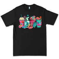 Black mermaid tail coffee cups Premium Tee - Zillion Design Studio