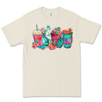 Bone mermaid tail coffee cups Premium Tee - Zillion Design Studio