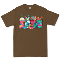 Cacao mermaid tail coffee cups Premium Tee - Zillion Design Studio
