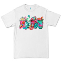 White mermaid tail coffee cups Premium Tee - Zillion Design Studio