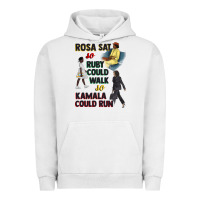 Pigment Lunar Rock rosa sat so ruby could walk so kamala could run juneteenth Urban Hoodie - CowGirlArtShop