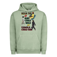 Pigment Oil Green rosa sat so ruby could walk so kamala could run juneteenth Urban Hoodie - CowGirlArtShop