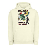 Pigment Pistachio rosa sat so ruby could walk so kamala could run juneteenth Urban Hoodie - CowGirlArtShop