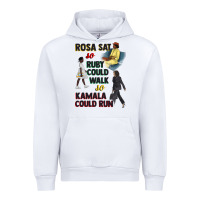 White rosa sat so ruby could walk so kamala could run juneteenth Urban Hoodie - CowGirlArtShop